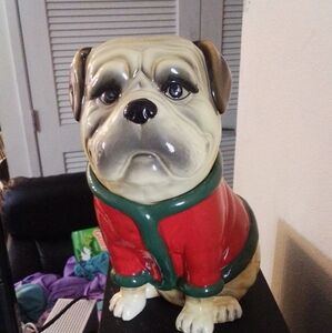 Vintage Xmas dog